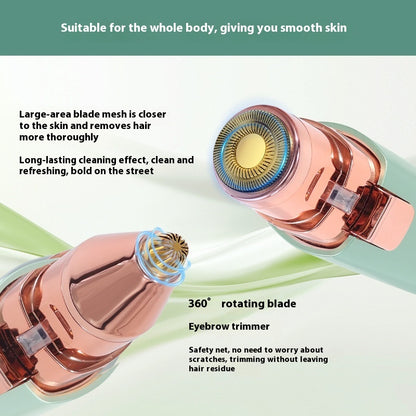 2 In 1 Electric Eyebrow Shaping Device Women's Shaver