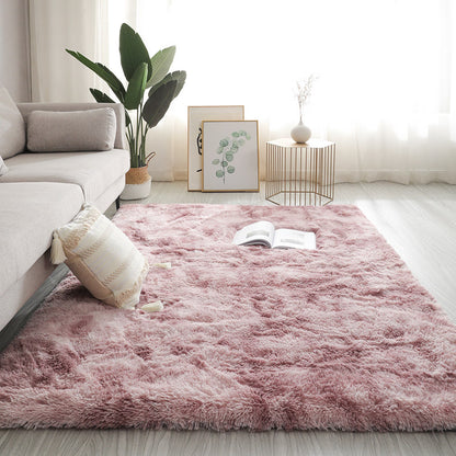 Plush Floor Mats Under The Bed In The Room Coffee Table