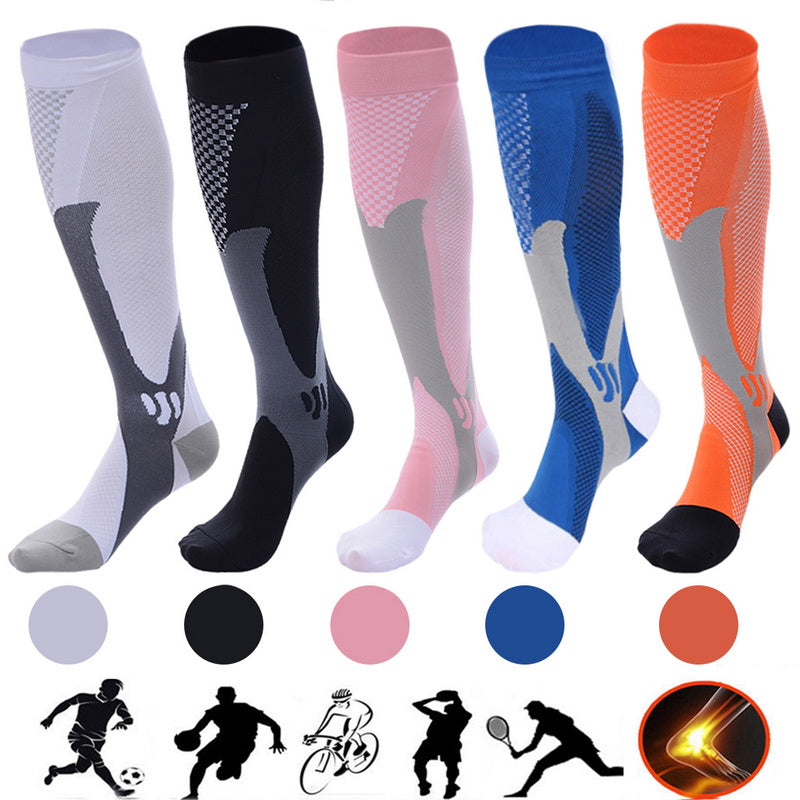 Compression Socks For Men & Women Best Graduated Athletic Fit For Running Flight Travel Boost Stamina Circulation & Recovery Socks
