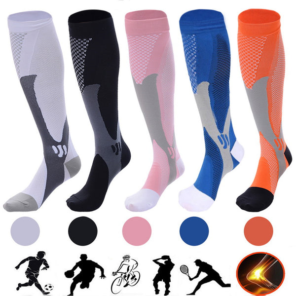 Compression Socks For Men & Women Best Graduated Athletic Fit For Running Flight Travel Boost Stamina Circulation & Recovery Socks