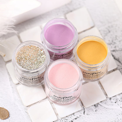Four In One French Nail Polish Crystal Powder