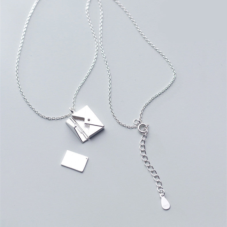 Fashion Jewelry Envelop Necklace Lover Letter Pendant