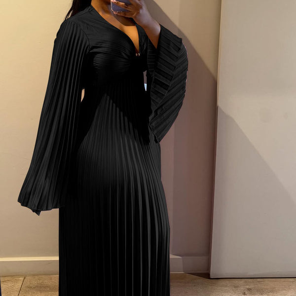 Elegant Figure-flattering Dress For Women