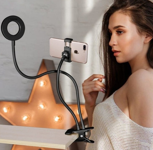 LED Selfie Ring Light for Live Adjustable Makeup Light